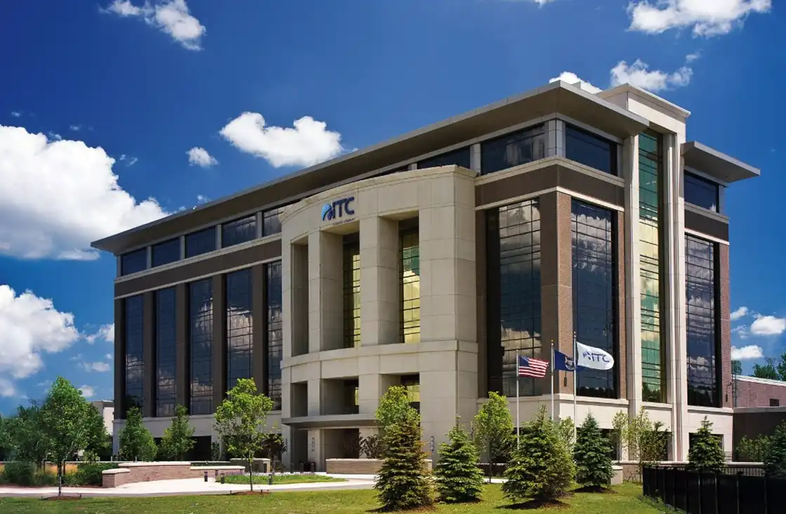 The exterior of the ITC headquarters building