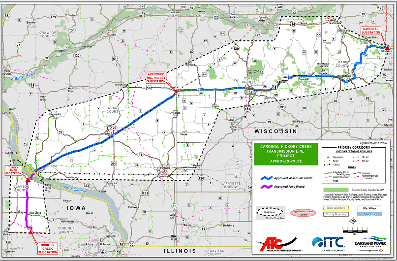 Cardinal-Hickory Creek Transmission Line Project