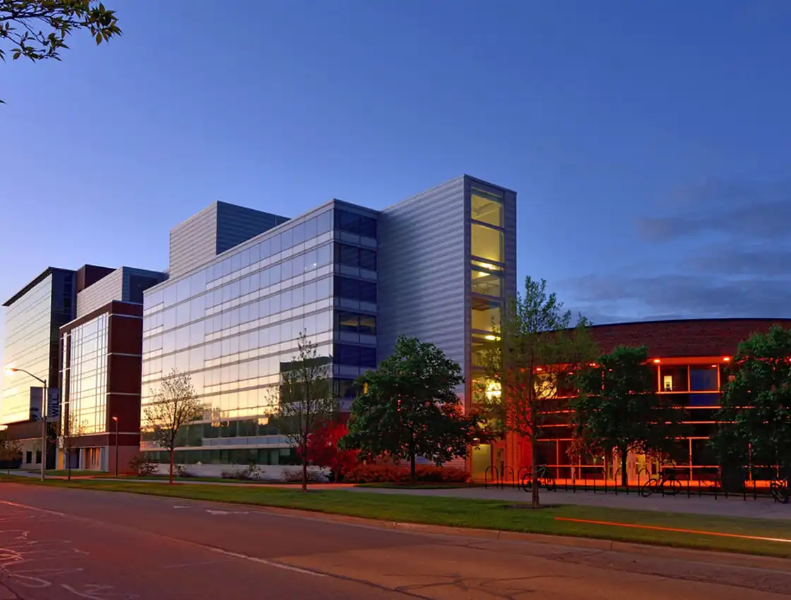 Exterior of a nice modern building