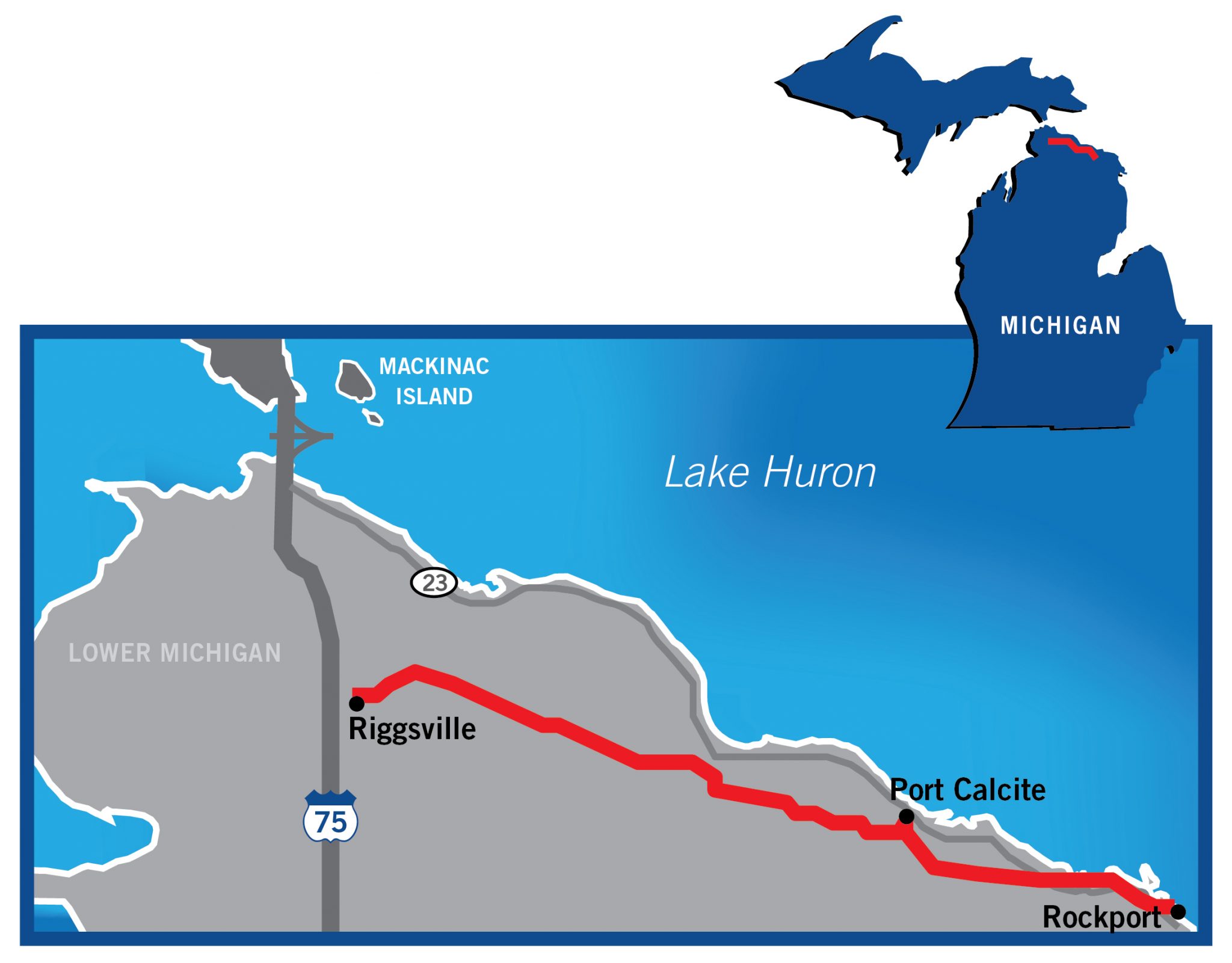 Riggsville – Port Calcite – Rockport Transmission Line Rebuild