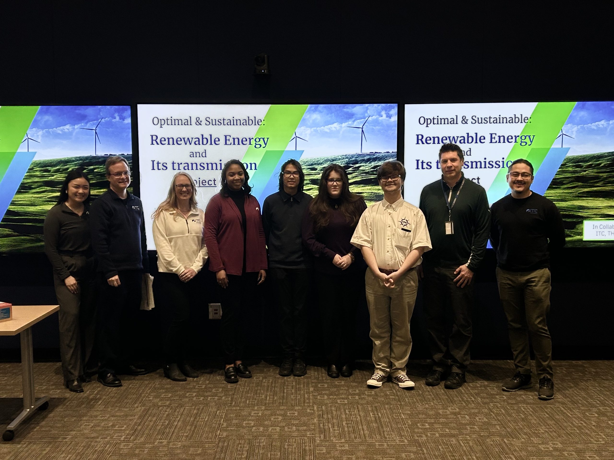 Group of ITC representatives and students of the Henry Ford Academy.
